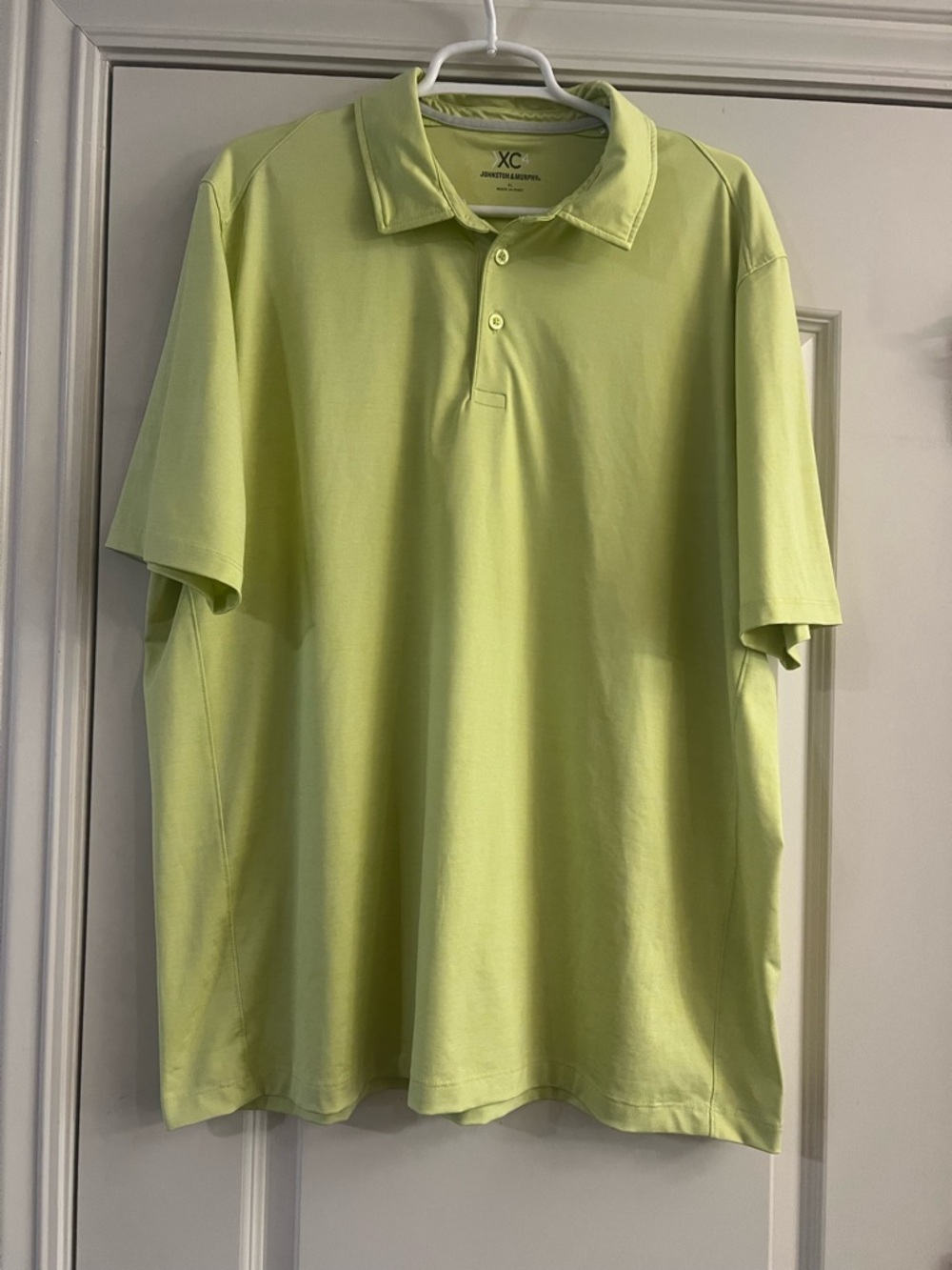 Johnston & Murphy Light Green Men's Polo Shirt